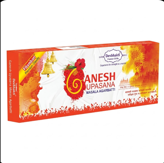 Pitambari Devbhakti Ganesh Upasana Masala Agarbatti- 80Gms